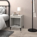 vidaXL Noptiere, gri beton, 40x35x50 cm vidaXL Noptiere, gri beton, 40x35x50 cm