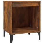 vidaXL Noptiere, 2 buc., stejar fumuriu, 40x35x50 cm vidaXL Noptiere, 2 buc., stejar fumuriu, 40x35x50 cm