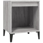 vidaXL Noptiere, 2 buc., gri sonoma, 40x35x50 cm vidaXL Noptiere, 2 buc., gri sonoma, 40x35x50 cm