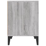 vidaXL Noptiere, 2 buc., gri sonoma, 40x35x50 cm vidaXL Noptiere, 2 buc., gri sonoma, 40x35x50 cm