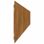 vidaXL Borduri de gazon 50 buc. 15x103 cm oțel Corten flexibil