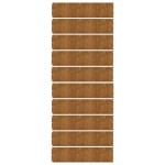 vidaXL Borduri de gazon 10 buc. 25x103 cm oțel Corten flexibil