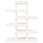 vidaXL Suport pentru plante, alb, 85x25x109,5 cm, lemn masiv de pin