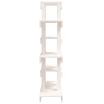 vidaXL Suport pentru plante, alb, 85x25x109,5 cm, lemn masiv de pin