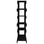 vidaXL Suport pentru plante, negru, 85x25x109,5 cm, lemn masiv de pin