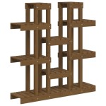 vidaXL Suport pentru plante,maro miere,104,5x25x109,5cm lemn masiv pin vidaXL Suport pentru plante,maro miere,104,5x25x109,5cm lemn masiv pin