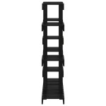 vidaXL Suport pentru plante, negru,104,5x25x109,5cm, lemn masiv de pin vidaXL Suport pentru plante, negru,104,5x25x109,5cm, lemn masiv de pin