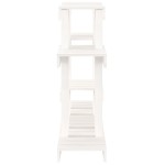 vidaXL Suport pentru plante, alb, 104,5x25x77,5 cm, lemn masiv de pin vidaXL Suport pentru plante, alb, 104,5x25x77,5 cm, lemn masiv de pin