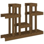 vidaXL Suport pentru plante, maro, 104,5x25x77,5 cm, lemn masiv de pin vidaXL Suport pentru plante, maro, 104,5x25x77,5 cm, lemn masiv de pin