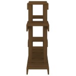 vidaXL Suport pentru plante, maro, 104,5x25x77,5 cm, lemn masiv de pin vidaXL Suport pentru plante, maro, 104,5x25x77,5 cm, lemn masiv de pin