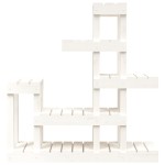 vidaXL Suport pentru plante, alb,92x25x97 cm, lemn masiv de pin vidaXL Suport pentru plante, alb,92x25x97 cm, lemn masiv de pin
