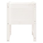 vidaXL Jardiniere, 2 buc., alb, 40x40x52,5 cm, lemn masiv de pin
