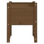 vidaXL Jardinieră, Maro miere, 40x40x52,5 cm, lemn masiv de pin