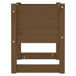 vidaXL Jardiniere, 2 buc., maro miere, 40x40x52,5cm, lemn masiv de pin