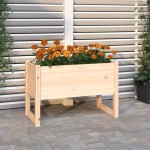 vidaXL Jardinieră, 78x40x52 cm, lemn masiv de pin vidaXL Jardinieră, 78x40x52 cm, lemn masiv de pin
