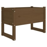 vidaXL Jardinieră, maro miere, 78x40x52 cm, lemn masiv de pin