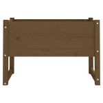 vidaXL Jardinieră, maro miere, 78x40x52 cm, lemn masiv de pin