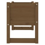 vidaXL Jardinieră, maro miere, 78x40x52 cm, lemn masiv de pin