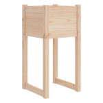 vidaXL Jardiniere, 2 buc, 40x40x81 cm, lemn masiv de pin