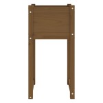 vidaXL Jardiniere, 2 buc., maro miere, 40x40x81 cm, lemn masiv de pin