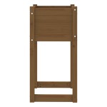vidaXL Jardiniere, 2 buc., maro miere, 40x40x81 cm, lemn masiv de pin