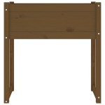 vidaXL Jardinieră, maro miere, 78x40x81 cm, lemn masiv de pin