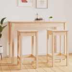 vidaXL Scaune de bar, 2 buc., 40x40x78 cm, lemn masiv de pin vidaXL Scaune de bar, 2 buc., 40x40x78 cm, lemn masiv de pin