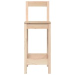 vidaXL Scaune de bar, 2 buc., 40x41,5x112 cm, lemn masiv de pin