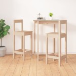 vidaXL Scaune de bar, 2 buc., 40x41,5x112 cm, lemn masiv de pin