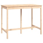 vidaXL Masă de bar, 140x80x110 cm, lemn masiv de pin vidaXL Masă de bar, 140x80x110 cm, lemn masiv de pin