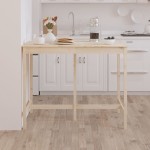 vidaXL Masă de bar, 140x80x110 cm, lemn masiv de pin vidaXL Masă de bar, 140x80x110 cm, lemn masiv de pin