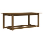 vidaXL Măsuță de cafea, maro miere, 110x55x45 cm, lemn masiv de pin vidaXL Măsuță de cafea, maro miere, 110x55x45 cm, lemn masiv de pin