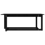vidaXL Măsuță de cafea, negru, 110x55x45 cm, lemn masiv de pin vidaXL Măsuță de cafea, negru, 110x55x45 cm, lemn masiv de pin