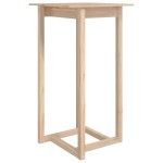 vidaXL Masă de bar, 60x60x110 cm, lemn masiv de pin