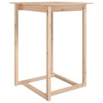 vidaXL Masă de bar, 80 x 80 x 110 cm, lemn masiv de pin