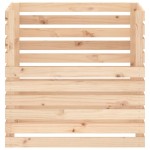 vidaXL Compostor, 80x80x78 cm, lemn masiv de pin vidaXL Compostor, 80x80x78 cm, lemn masiv de pin