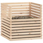 vidaXL Compostor, 100x100x102 cm, lemn masiv de pin vidaXL Compostor, 100x100x102 cm, lemn masiv de pin