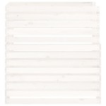 vidaXL Compostor, alb, 100x100x102 cm, lemn masiv de pin vidaXL Compostor, alb, 100x100x102 cm, lemn masiv de pin