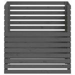 vidaXL Compostor, gri, 100x100x102 cm, lemn masiv de pin vidaXL Compostor, gri, 100x100x102 cm, lemn masiv de pin