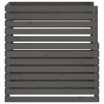 vidaXL Compostor, gri, 100x100x102 cm, lemn masiv de pin vidaXL Compostor, gri, 100x100x102 cm, lemn masiv de pin