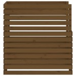 vidaXL Compostor, maro miere, 100x100x102 cm, lemn masiv de pin vidaXL Compostor, maro miere, 100x100x102 cm, lemn masiv de pin