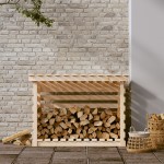 vidaXL Rastel pentru lemne de foc, 108x73x79 cm, lemn masiv pin vidaXL Rastel pentru lemne de foc, 108x73x79 cm, lemn masiv pin