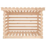 vidaXL Rastel pentru lemne de foc, 108x73x79 cm, lemn masiv pin vidaXL Rastel pentru lemne de foc, 108x73x79 cm, lemn masiv pin