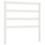 vidaXL Tăblie de pat, alb, 95x4x100 cm, lemn masiv de pin vidaXL Tăblie de pat, alb, 95x4x100 cm, lemn masiv de pin