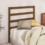 vidaXL Tăblie de pat, maro miere, 95x4x100 cm, lemn masiv de pin vidaXL Tăblie de pat, maro miere, 95x4x100 cm, lemn masiv de pin
