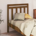 vidaXL Tăblie de pat, maro miere, 95x4x100 cm, lemn masiv de pin vidaXL Tăblie de pat, maro miere, 95x4x100 cm, lemn masiv de pin