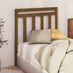 vidaXL Tăblie de pat, maro miere, 95x4x100 cm, lemn masiv de pin vidaXL Tăblie de pat, maro miere, 95x4x100 cm, lemn masiv de pin