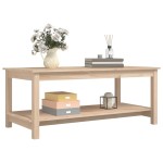 vidaXL Măsuță de cafea, 110x55x45 cm, lemn masiv de pin vidaXL Măsuță de cafea, 110x55x45 cm, lemn masiv de pin