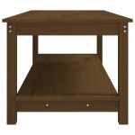 vidaXL Măsuță de cafea, maro miere, 110x55x45 cm, lemn masiv de pin vidaXL Măsuță de cafea, maro miere, 110x55x45 cm, lemn masiv de pin