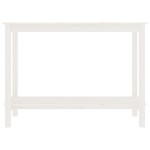 vidaXL Masă consolă, alb, 110x40x80 cm, lemn masiv de pin vidaXL Masă consolă, alb, 110x40x80 cm, lemn masiv de pin